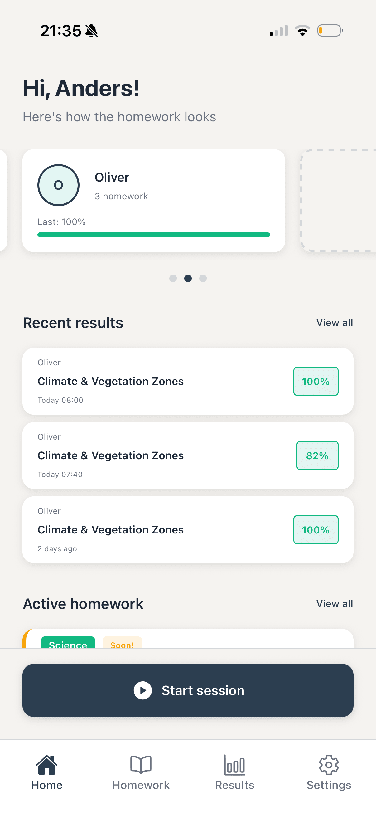 Memrina app on a phone